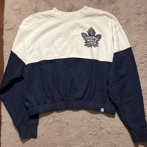 Peace Collective Toronto Maple Leafs Cropped Sweatshirt